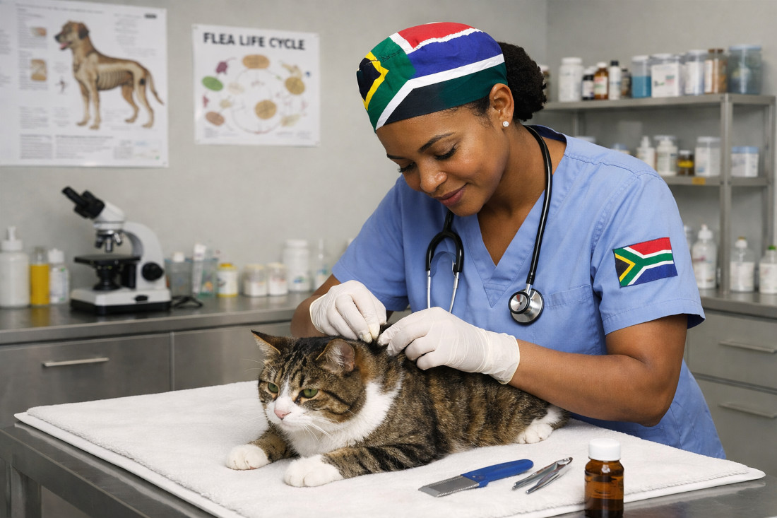 Cat flee and tick control
